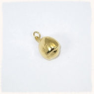 Gold plated sterling silver hazelnut